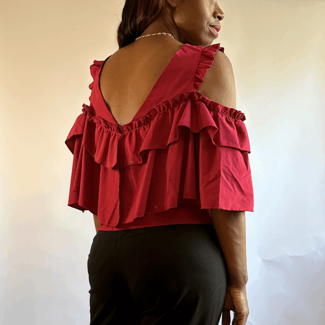 Olivia Cold Shoulder Shirt