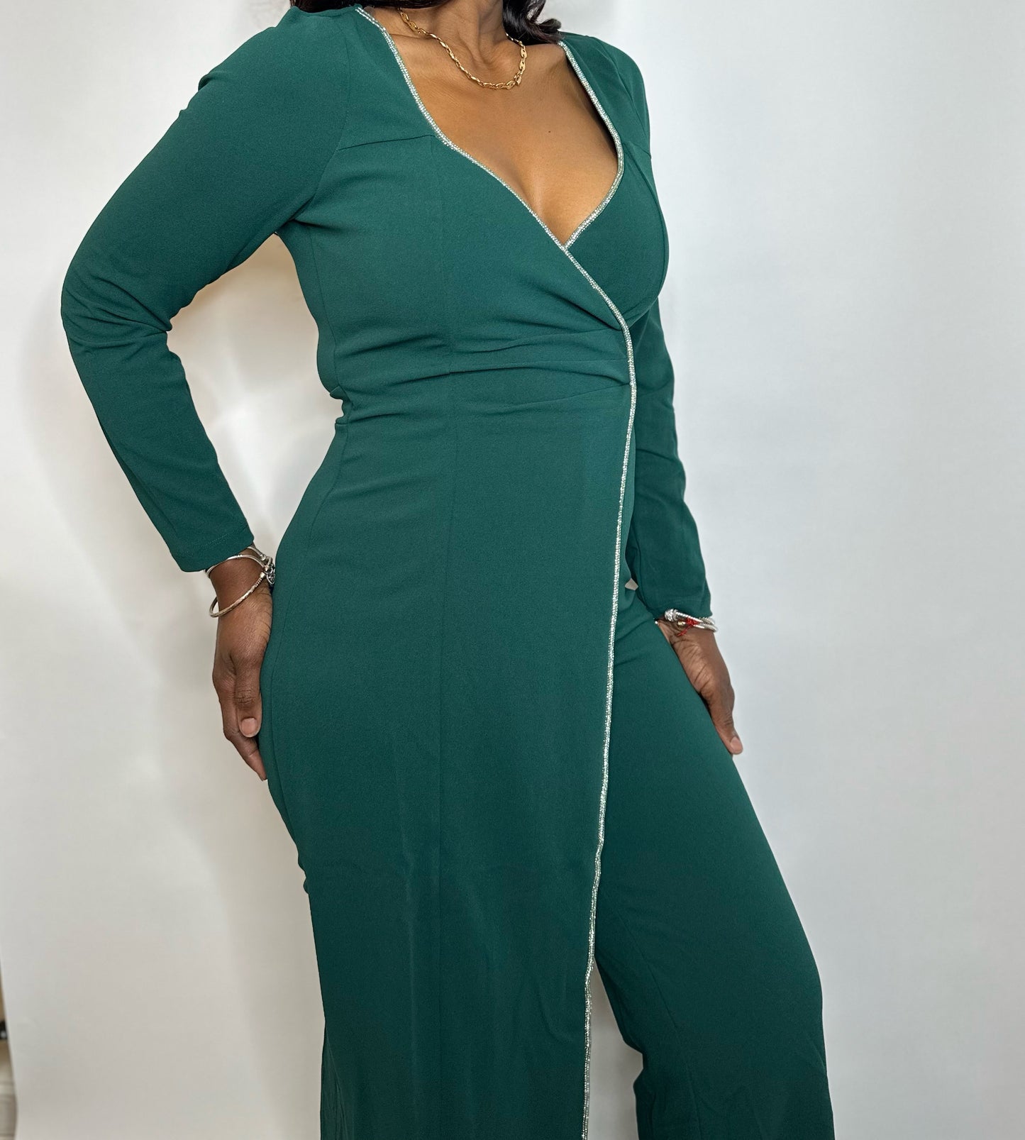 Overlap Detailed Jumpsuit