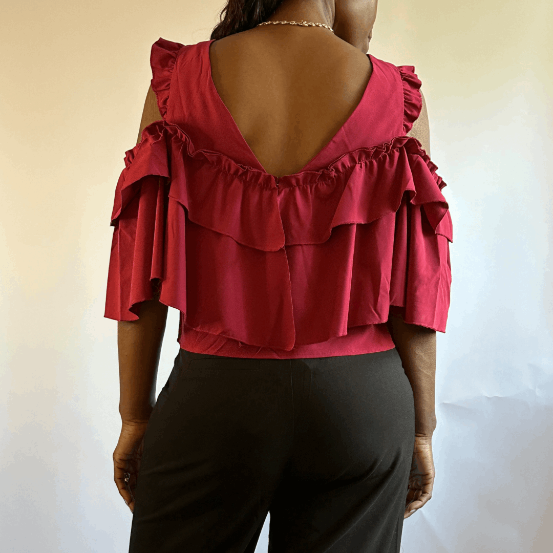 Olivia Cold Shoulder Shirt