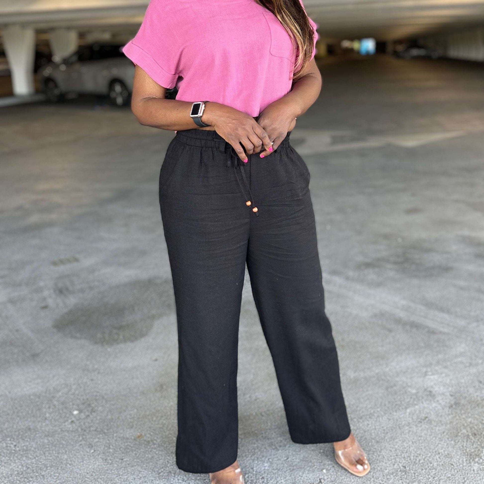 Linen Pants with Pockets