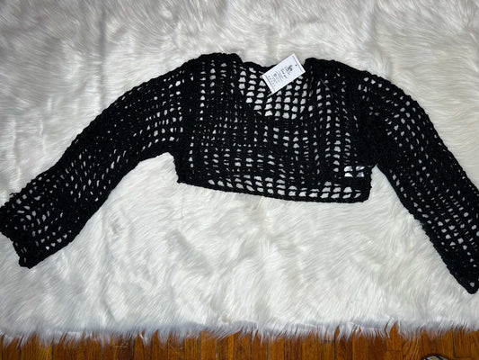 Super Crop Crochet Knitted Top