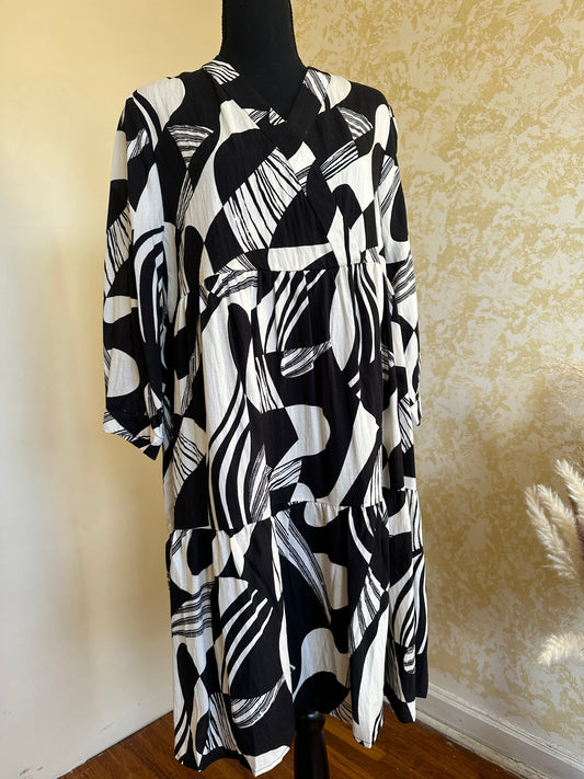 Camille Abstract Dress