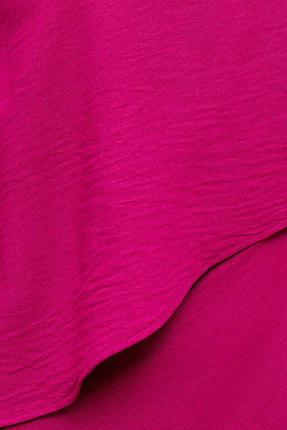 Emily One Shoulder Asymmetrical Layered Top Dress
